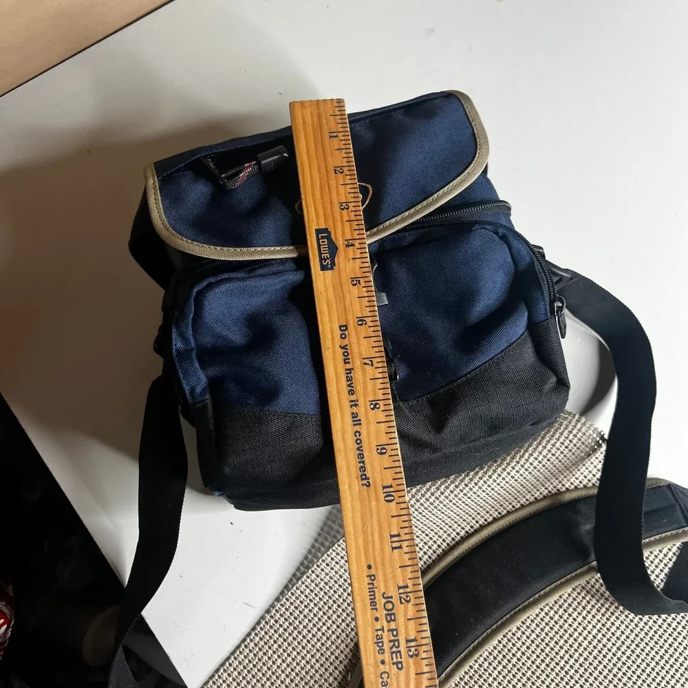 Lowepro Nova 1 Camera Bag Navy Blue Black Padded Shoulder Strap Belt Loops
